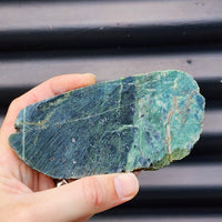 500g Raw New Zealand Greenstone / Pounamu Carving Slices (R14B11)