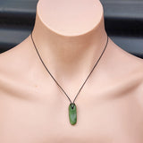 New Zealand Greenstone Pounamu Pendant Necklace (AJJC2236)