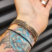 Handmade Copper Wire Wrap Cuff Bracelet