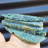 500g Raw New Zealand Greenstone / Pounamu Carving Slices (R14B17)