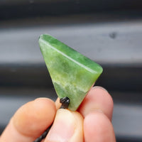 New Zealand Greenstone Pounamu Pendant Necklace (AJJC1794)