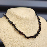 Amber Teething Necklace - Polished Cherry Chip