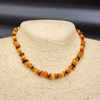 Amber Teething Necklace - Mixed Polished Chip