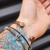 Copper Magnetic Celtic Cuff Bracelet