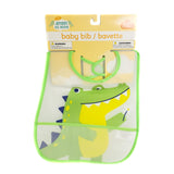 9x Plastic Baby Feeding Bibs