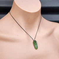 New Zealand Greenstone Pounamu Pendant Necklace (AJJC2236)