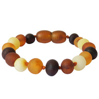 Amber Teething Bracelet / Anklet - Raw Mixed Amber 2J4