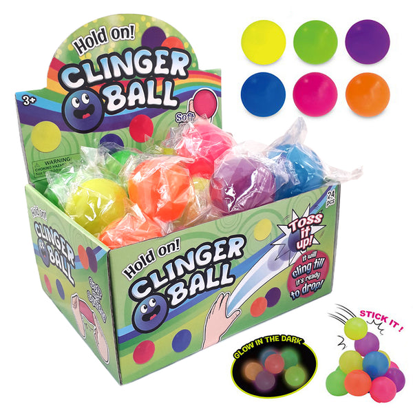 60mm Glow In The Dark Wall Clinger Balls