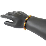 Adults Elastic Bracelet - Raw Mixed Amber