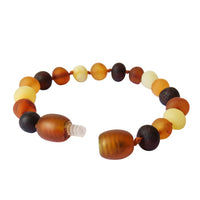 Amber Teething Bracelet / Anklet - Raw Mixed Amber 2J4