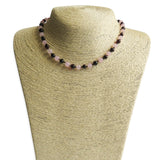 Amber Teething Necklace - Polished Cherry Amber & Rose Quartz